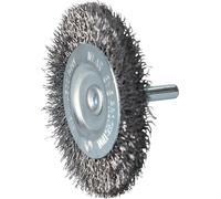 BRILLIANT TOOLS Scheibenbürste, mit Aufnahme BT103107 Brosse Circulaire Ø 75 mm avec Ouverture 6 mm [Powered by KS Tools ]