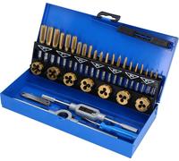 Brilliant Tools TiN Jeu d'outils de taraudage, 32 pièces