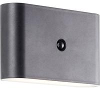 Brilliant Xino G80605/06 Applique LED extérieure avec détecteur de mouvement LED LED intégrée 34 W noir