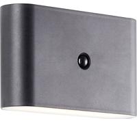 Brilliant Xino G80605/06 Applique LED extérieure avec détecteur de mouvement LED LED intégrée 34 W noir