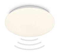 Briloner 3828016 Walk Plafonnier avec détecteur de mouvements LED LED CEE: F (A - G) 24 W blanc