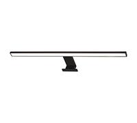 BRILONER - Applique LED pour miroir, lampe pour miroir IP44, luminaire de salle de bains, lampe de salle de bains 8 watts, 780 lumens, 4000 kelvins, noir, 600x103x36 mm (LxlxH)