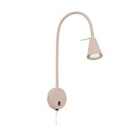 BRILONER - Applique murale intérieure avec interrupteur intégré, orientable, lumière blanche chaude, applique murale, applique murale chambre, lampe murale, appliques, 8 x 45 cm, beige