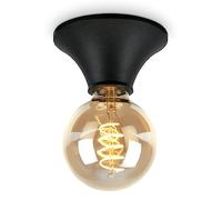 BRILONER - Applique murale intérieure, lampe de salle de bains, plafonnier, luminaire de plafond, applique étanche pour salle de bains, lampe de miroir, noire