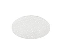 BRILONER - Applique murale LED pour salle de bains, lampe de salle de bains in cor d'étoiles, plafonnier 18 watts, IP44, 2200 lumens, 4000 kelvins, blanc, 385x75mm (DxH)