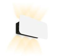 BRILONER - Applique murale sans fil avec batterie, tactile, variateur, batterie et source lumineuse interchangeables, Intérieur, Lampe de couloir, Cage d'escalier, Éclairage mural, 7x9x4,3 cm, Blanc