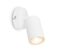 BRILONER - Applique réglable pour l'intérieur, douille GU10, max. 9 W, lampe de lecture, lampe de salon, lampe murale, lampe de cuisine, lampe de couloir, applique murale, Blanc