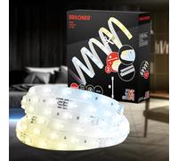 BRILONER - Kit d'extension Pimp your Stripe 4 m Bande LED, blanc chaud à blanc froid, CCT, dimmable, raccourcissable, auto-adhésif, bande LED, gaming led, tv led rétroéclairage