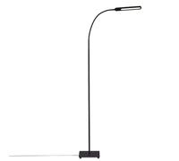 BRILONER - Lampadaire LED tactile, intensité lumineuse variable par paliers, réglable en blanc chaud et blanc froid, lampe de lecture, lampe de salon, plafonnier, lampadaire, 20,8x20,8x183 cm, noir