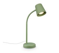 BRILONER - Lampe de chevet, lampe de bureau orientable, lampe de table GU10 pour bureau à domicile avec interrupteur à câble, vert anis