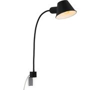 Briloner - Lampe De Chevet, Lampe De Lecture, Applique Murale, Réglable, Douille E27, Max. 10 W, Interrupteur À Bascule, Noir