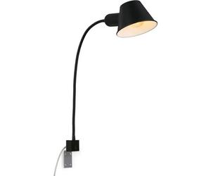 Briloner - Lampe De Chevet, Lampe De Lecture, Applique Murale, Réglable, Douille E27, Max. 10 W, Interrupteur À Bascule, Noir
