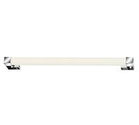 Briloner - Lampe de miroir pour salle de bain avec montage 2 en 1, IP44 protection contre les projections d'eau, lampe de salle de bain, éclairage d'armoire, lampe de miroir, 52,5x3,8 cm, chrome