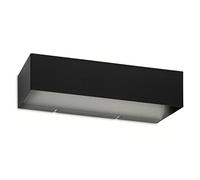 BRILONER -Lampe de salle de bain murale LED, lampe murale LED intérieure, lampe murale extérieure, lumière blanche neutre, IP44 protection contre les éclaboussures, noir