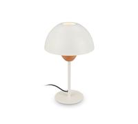 BRILONER - Lampe de table avec interrupteur à fil, E14, max. 25W, lampe de table, lampe de chevet, de bureau, de salon à poser, lampe à poser, table salon, 20 x 31 cm, coffee