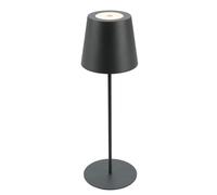 BRILONER - Lampe de table LED sans fil avec Touch, variateur d'intensité par paliers, lampe de lecture, camping, lampe d'extérieur, 36x10,5 cm, anthracite