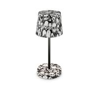 BRILONER - Lampe de table LED sans fil IP44 avec touche, intensité lumineuse variable par paliers, protection contre les projections d'eau, chevet, lecture, camping, lampe d'extérieur, 26x10,5 cm