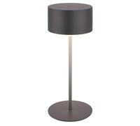 BRILONER - Lampe de table sans fil IP44 avec fonction tactile, dimmable, bord lumineux, lampe de salon à poser, 8x18cm, anthracite