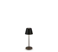 BRILONER - Lampe de table sans fil LED IP44 avec fonction tactile, à intensité variable, batterie remplaçable, chevet sans fil, salon à poser, lampe chevet, 6x16 cm, noir
