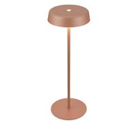 BRILONER - Lampe de table sans fil LED IP44 avec fonction tactile, dimmable, lumière blanche chaude, 13x36,5 cm, coffee