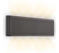 BRILONER - Lampe murale sans fil, tactile, intensité variable, lumière blanc chaud, éclairage haut et bas, applique murale sans fil, applique rechargeable, lampe chambre, 28.5x9x4.5 cm, Anthracite