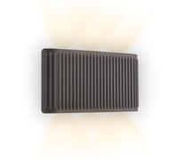 BRILONER - Lampe murale sans fil, tactile, intensité variable, lumière blanc chaud, éclairage haut et bas, applique murale sans fil, applique rechargeable, lampe chambre, 17,5x9x4,5 cm, Anthracite