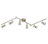 Briloner Leuchten 2991-062B Plafonnier LED Métal 3 W GU10 Matt Nickel