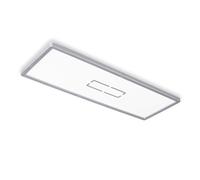 BRILONER Leuchten 3394-014 Plafonnier LED avec effet rétroéclairé, 22 W, 2 700 lumens, 4 000 K, blanc/argenté, 580 x 200 x 29 mm (L x l x H)
