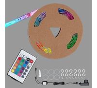 Briloner Leuchten - 3m Bande LED extérieure, LED Strip incl. télécommande, dimmable, plastique, 14.4 W, blanc, 300 x 1 x 0.3 cm, 2035-090