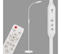 Lampadaire Led 1296-016 Avec Télécommande, Blanc