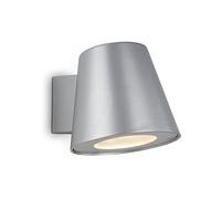 Briloner Leuchten - Lampe d'éclairage à LED IP44, Lampe d'éclairage à LED, 4000K blanc neutre, 4,9W, couleur argent, 95x110x140 mm (LxlxH)