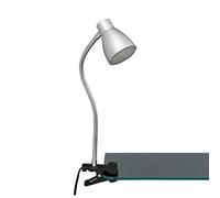 Briloner Leuchten - Lampe LED à pince, spot à pince, lampe à pince, platine LED, 3 watts, 200 lumens, bras flexible, couleur titane