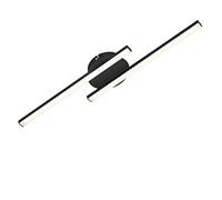 BRILONER Leuchten - Plafonnier LED, lampe de plafond, 2-flamme, 12 Watt, 960 Lumen, 3.000 Kelvin, noir, 560x120x36mm (LxWxH)