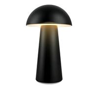 BRILONER - Mini lampe de table LED sans fil, tactile, à intensité variable par paliers, IP44, lampe de chevet, de lecture, de camping, batterie, d'extérieur, 12x19,5 cm (DxH), noir