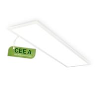 BRILONER - Panneau LED, CEE A source lumineuse, 13,8 W à 2900lm, plat, lumière indirecte, dalle led, panneau plafond, plafonnier, lustre salon, lustre chambre, 100x25x6 cm, blanc