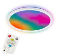 Briloner - Panneau LED Dimmable Télécommande CCTIC RGBIC Blanc 29cm