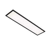 Panneau Led Briloner Leuchten Simple, 24 W, 2300 Lm, Ip20, Noir, Plastique-Métal, 100 X 25 X 6 Cm