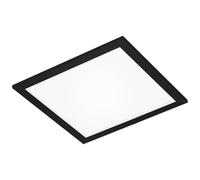 Panneau Led Briloner Leuchten Simple, 12 W, 1300 Lm, Ip20, Noir, Plastique-Métal, 29,5 X 29,5 X 5,5 Cm