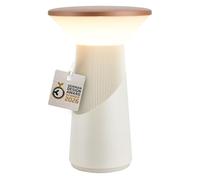 BRILONER - Pilia lampe de table sans fil, variateur tactile progressif, ip44, câble usb-c, lampe de chevet sans fil, salon à poser, German Design Award 2026, 15 x 24 cm, gris chaud coffee