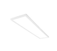 BRILONER - Plafonnier LED 98cm à lumière indirecte, plat, lumière blanc neutre, lampe LED, plafonnier LED, lampe de salon, panneau LED, lampe de cuisine, plafonnier, 98x20x3 cm, blanc