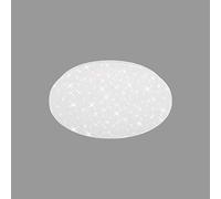 Briloner - Plafonnier LED avec ciel étoilé, couleur de lumière blanc neutre, 15 watts, 1500 lumens, lampe LED, plafonnier LED, lampe de salon, lampe de chambre, lampe de cuisine, 33x6,7 cm, blanc