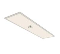BRILONER Plafonnier LED avec détecteur de mouvement, plat, couleur de lumière blanc neutre, lampe, plafonnier, lampe de salon, panneau LED, lampe de cuisine, éclairage de plafond, 119,5 x 29,5 x 6,5