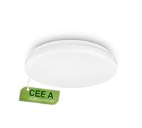BRILONER - Plafonnier LED blanc neutre, classe énergétique A, 8W, 1700lm, 50.000h éclairage, lustre salon et chambre, luminaire plafonnier, lustre cuisine, 29 x 6 cm, blanc