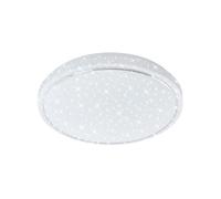 Briloner Leuchten Plafonnier à LED, à intensité variable, teinte réglable : Chaud Froid Plafonnier In onction veilleuse, fonction minuterie, télécommande, Ø 60 cm, 48W, métal, blanc