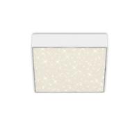 Briloner - Plafonnier Led Leuchten Flame Star, 11 W, 1000 Lm, Ip20, Blanc, Métal-Plastique, 15,7 X 15,7 X 3,6 Cm