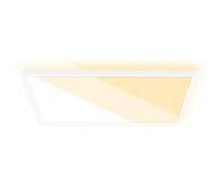 BRILONER - Plafonnier LED pour salon, Plafonnier LED, Lampe LED plate, Lampe de salon, Panneau LED, Réglage de la couleur de la lumière, Rétroéclairage, Blanc