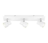 Briloner - Plafonnier Led Spot Leuchten Rock, 5 W, 460 Lm, Ip20, Blanc, Métal, Incl., 3x Gu10, 45 X 8 X 12 Cm