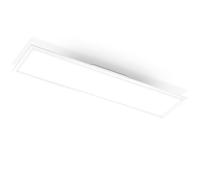BRILONER - Plafonnier LED Ultra Plat 38W 4100 lm, Panneau LED Rectangulaire 119,5 x 29,5 cm, Blanc, Lumière Blanc Neutre 4000K, Lampe de Plafond Moderne pour Salon, Cuisine, Bureau
