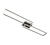 Briloner - Plafonnier Leuchten Frame, 40 W, 5200 Lm, Ip20, Noir, Métal-Plastique, Intensité Lumineuse Variable, Cct, 110 X 24,8 X 8 Cm
