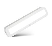 BRILONER - Rechargeable lumiere cuisine sous meuble avec détecteur de mouvement, lumière blanc neutre et montage adhésif, reglette led cuisine sous meuble, 30,5 x 6,5 x 2 cm, blanc